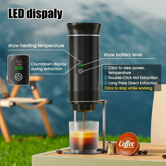 PORTABLE ESPRESSO MACHINE.