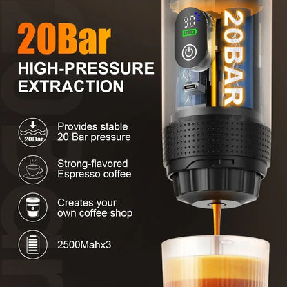 PORTABLE ESPRESSO MACHINE.